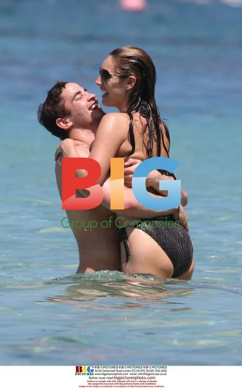 Kelly Brook and Danny Cipriani in the Caribbean