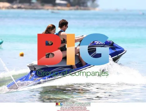 Kelly Brook and Danny Cipriani on Caribbean Vacation