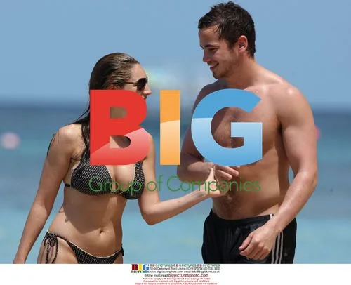 Kelly Brook and Danny Cipriani on Caribbean Holiday
