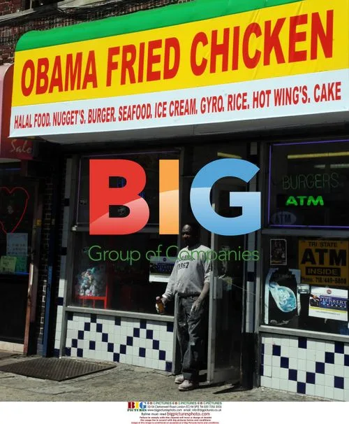 Obama Fried Chicken Store in Brooklyn
