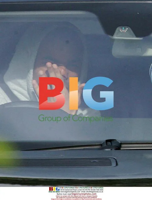 Ashley Cole arrives at Chelsea training ground