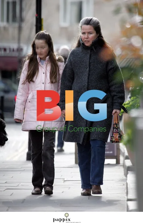 Koo Stark Spotted with Daughter and Mystery Man