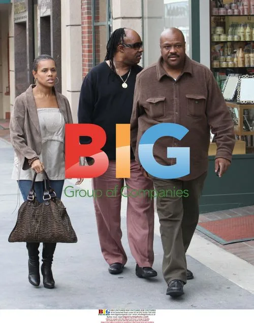 Stevie Wonder Seen with Wife in Beverly Hills