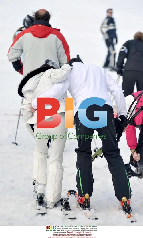 Geri Halliwell with new boyfriend at ski resort