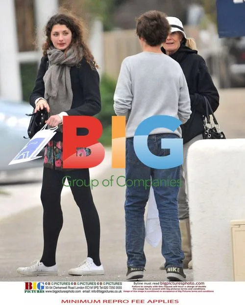 Liam Neeson with family in France