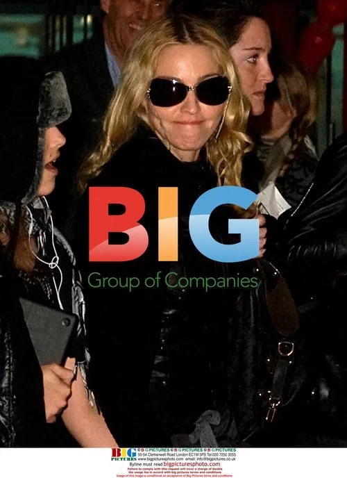 Madonna at Heathrow Airport, London