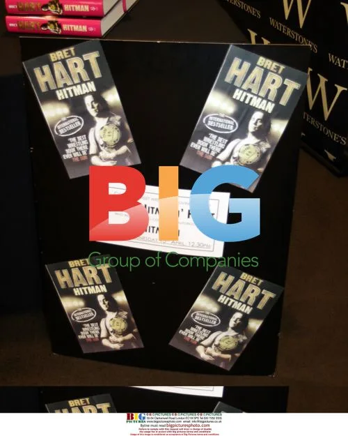 Bret "HITMAN" Hart book signing in Liverpool