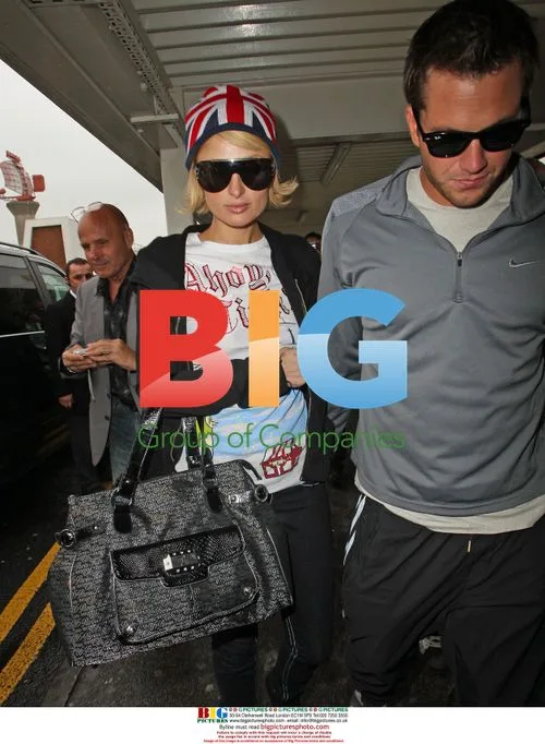 Paris Hilton at Heathrow Terminal 1