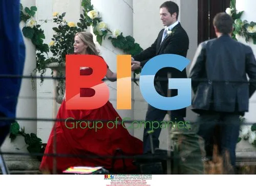 Patsy Kensit films Holby City wedding