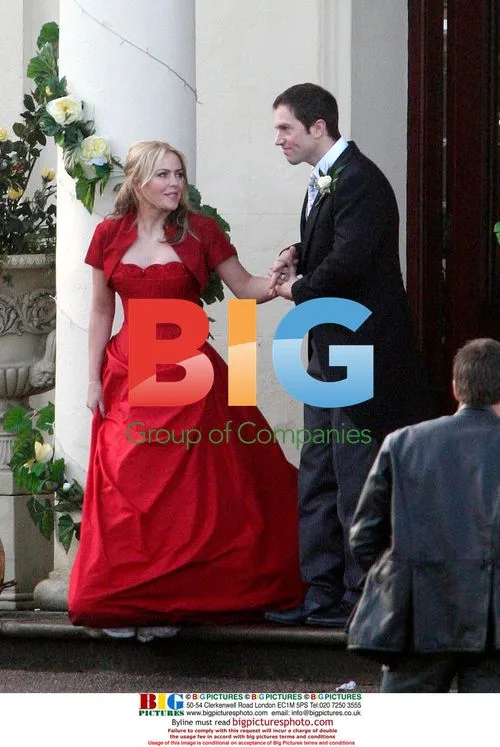 Patsy Kensit and Luke Roberts Filming Holby City Wedding