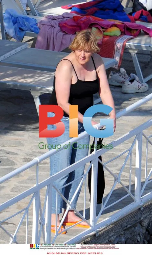 Merkel on Holiday in Ischia
