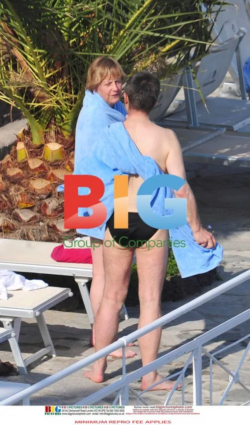 Angela Merkel on holiday with husband in Italy