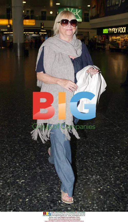Richard Madeley and Judy Finnigan at Gatwick Airport