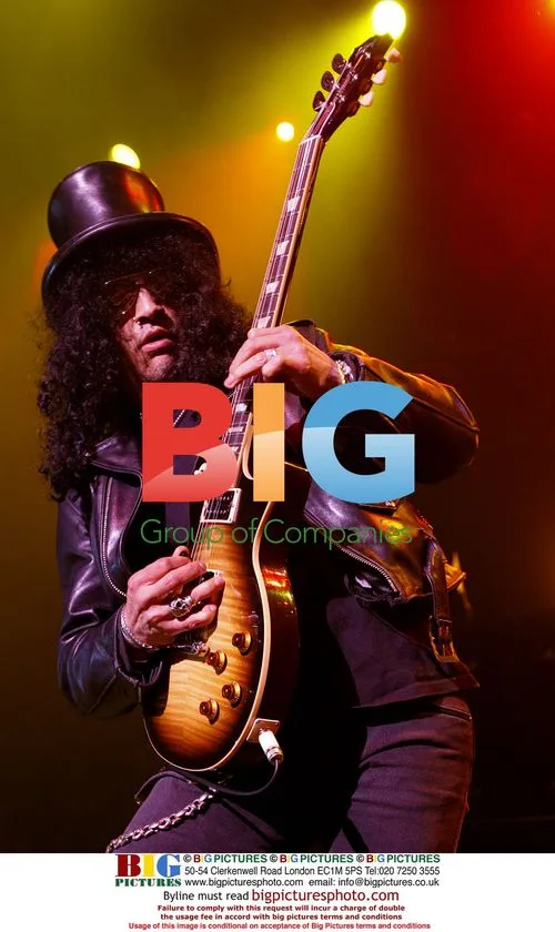 M. Shadows of Avenged Sevenfold performs with Slash