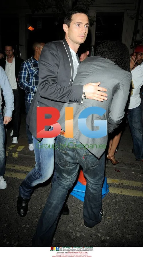 Frank Lampard leaves Movida Nightclub