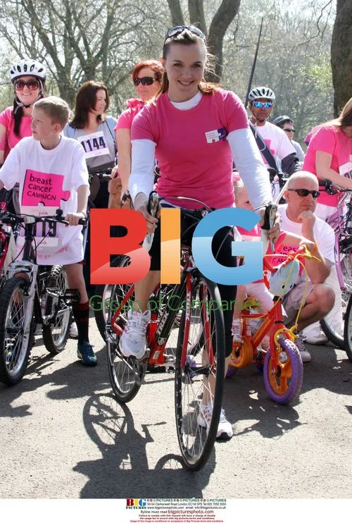 Victoria Pendleton participates in Pedal It Pink event