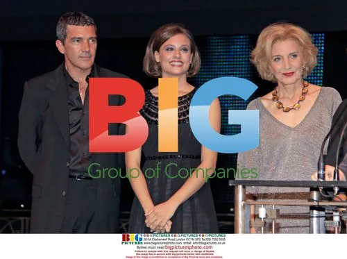 Antonio Banderas presents award at Malaga Film Festival