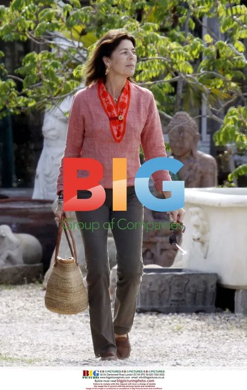 Princess Caroline of Hanover shops in Provence
