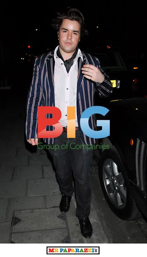 Michael Evans out in Central London