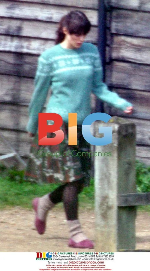 Keira Knightley on set of 'Never Let Me Go'