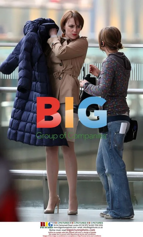Keeley Hawes on set in London
