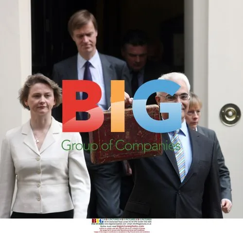 UK Chancellor Holds Disraeli's Budget Box