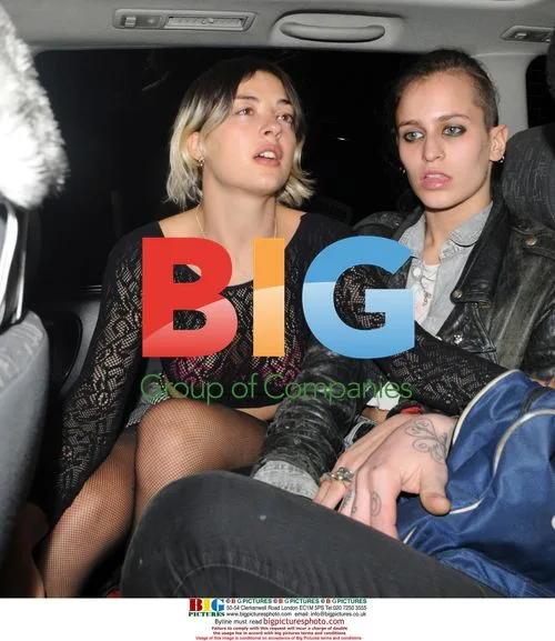 Alice Dellal leaving Movida in London