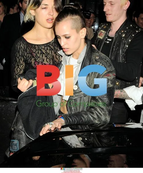 Model Alice Dellal leaving Movida