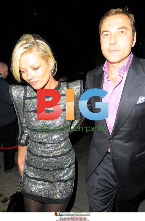 Kate Moss and David Walliams head to Movida