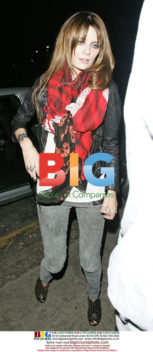 Misha Barton enjoys night out in London