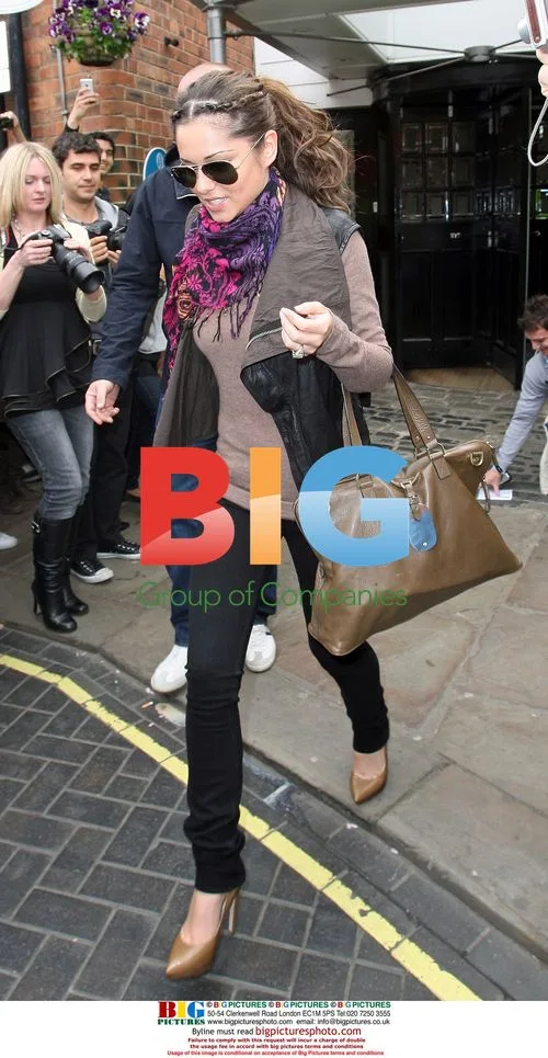 Girls Aloud Leaving Hotel for Manchester Show