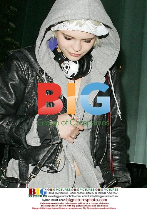 Pixie Geldoff leaving Bungalow 8 in London