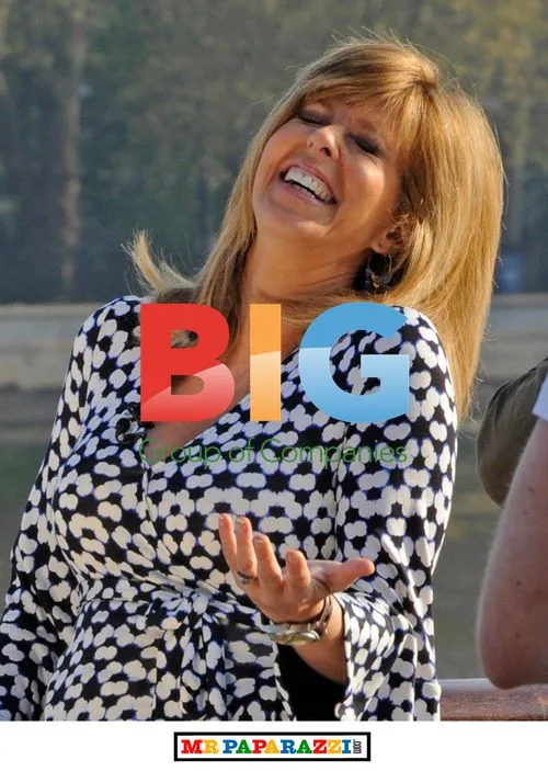 Kate Garraway and Richard Arnold outside GMTV