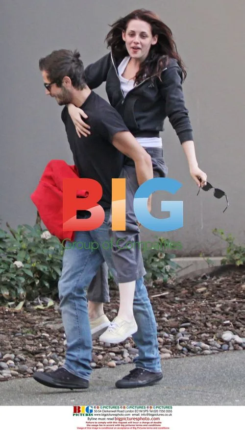 Kristen Stewart and Michael Angarano in Vancouver