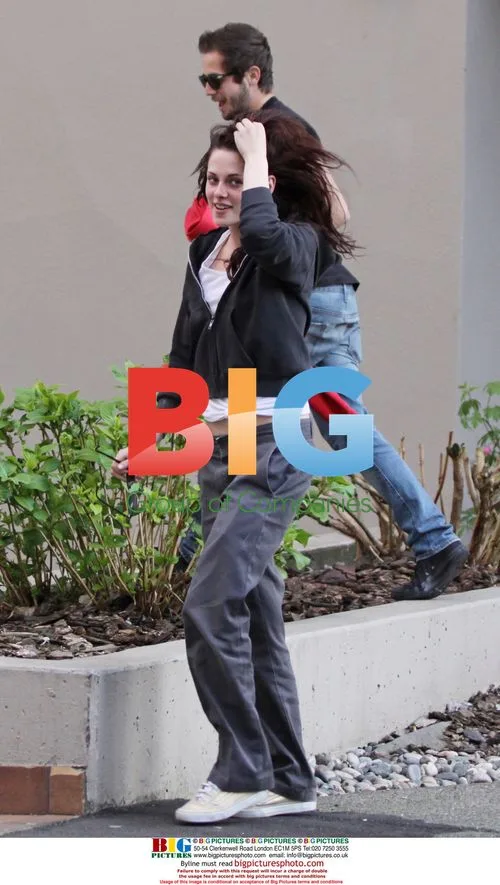 Kristen Stewart and Michael Angarano in Vancouver