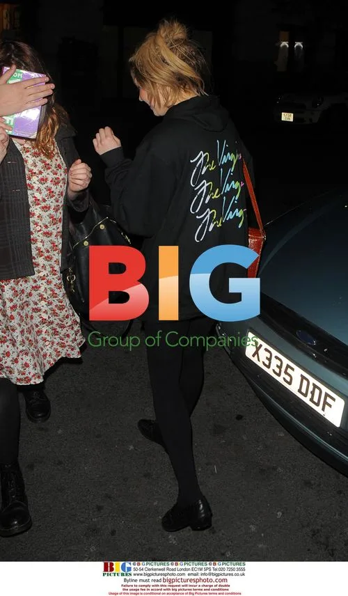 Peaches Geldof out with friends