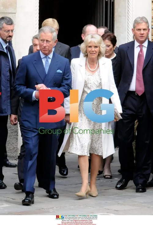 Prince Charles and Camilla visit Teatro La Fenice in Venice