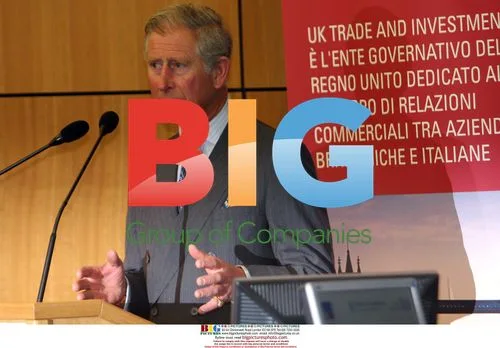 Prince Charles speaks in Venice