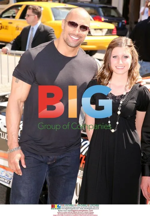 The Rock and Annabeth Barnes at Tribeca Film Festival