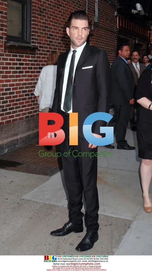 Zachary Quinto on "Late Show"