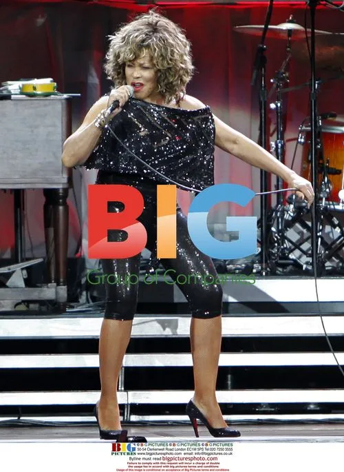 Tina Turner Performs in Paris
