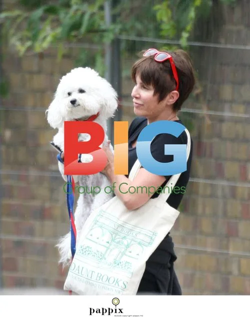 Sadie Frost walks her dogs