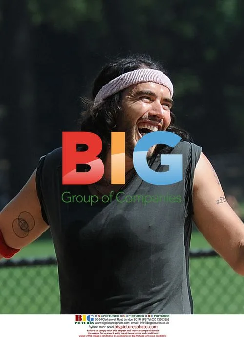 Russell Brand on 'Get him to the Greek' set