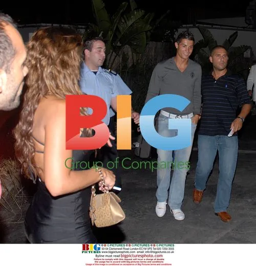 Ronaldo Leaves Nightclub in Majorca