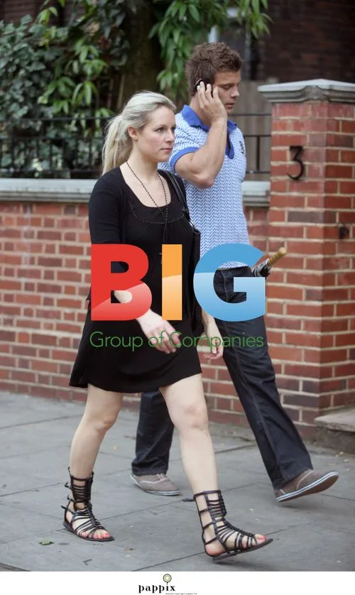 Abigail Titmuss & Male Companion on Stroll
