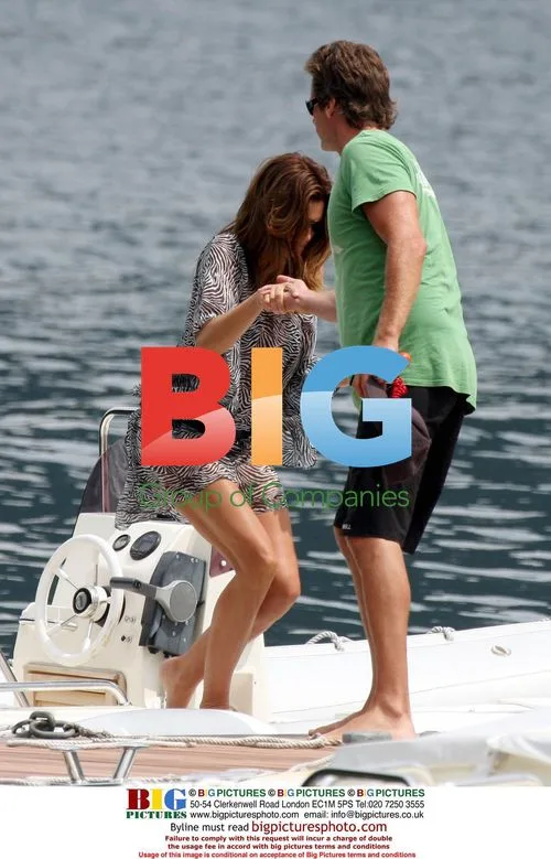 Cindy Crawford and Rande Gerber on holiday in Italy