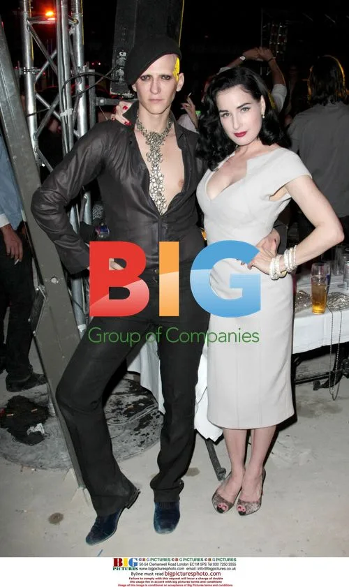 Dita von Teese at Mr Pearl's party