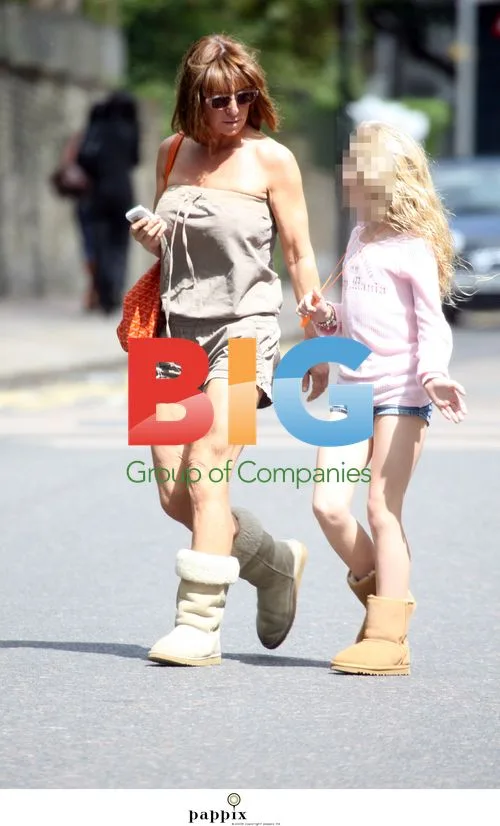 Meg Matthews out with daughter Anais
