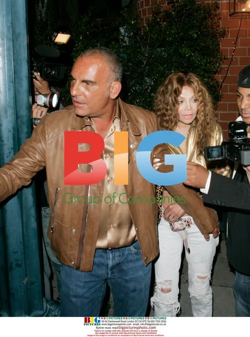 Latoya Jackson & Christian Audigier Dinner