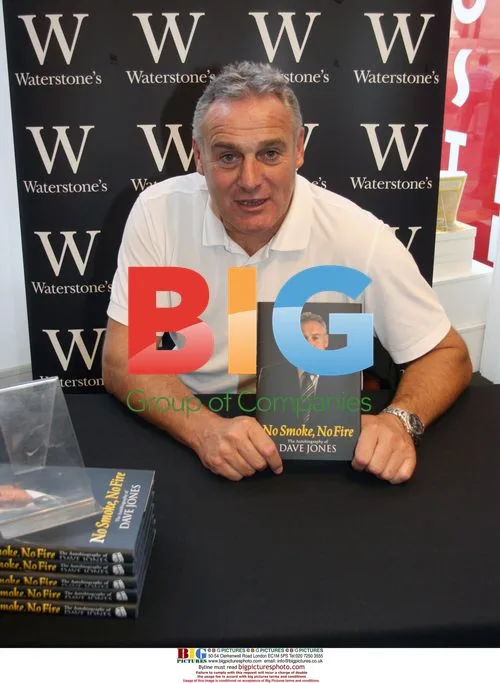 Dave Jones at book signing in Liverpool